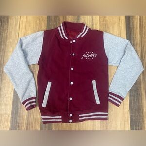 Taylor Swift Folklore Red Varsity Jacket Size Small
